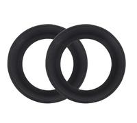 WATIIFUFU 2 pièces Œilletons Caoutchouc Souples pour Microscope Protection Réutilisable Lumière et Poussière Accessoires Adaptés pour Microscope et Instruments d’Observation Installation