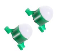 WATIIFUFU 2 Pièces Lampe LED Pêche Alarme de Morsure et Alimentation par Batterie, Design Créatif en Pc, pour Ambiance Estivale et Usage Nocturne en Extérieur