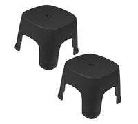 WATIIFUFU 2 pièces Tabouret Pied Antidérapant Plastique Marche Salle Bain Stable et Léger Escalier Appoint Polyvalent pour Adultes Lot