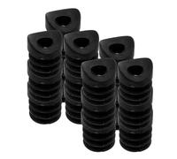 WATIIFUFU 20 pièces Inserts de Douille Plastique pour roulettes de Meubles Manchons de Tige Filetés Embouts Pratiques pour Chaises et Mobilier Résistance et Usage Polyvalent