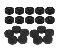 WATIIFUFU 24 Pièces Coupelle de Diaphragme Accessoire pour Pompe à de Bassin à Poissons en Caoutchouc Noir Compatible, Fonctionnement Silencieux pour Pompe à Air D'aquarium