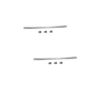 WATIIFUFU 2ensembles Support De Réfrigérateur Clips De Fixation Pour Étagères De Congélateur Pour Remplacer Supports Défectueux De Dimensions Compatible Avec Divers Appareils