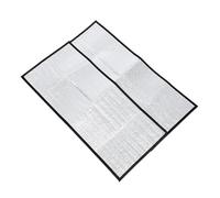 WATIIFUFU 2pcs Film Réfléchissant pour Coussin Chauffant pour Reptiles Tapis Isolant en Coton Perlé et Aluminium pour Garder la Chaleur Le Terrarium en Hiver