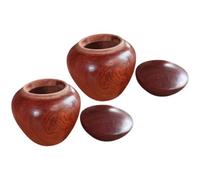 WATIIFUFU 2pcs Petites Urnes Funéraires en Bois pour Cendres Humaines et d'animaux, Légères, Faciles à Utiliser, Pratiques à Transporter, Urnes Commémoratives Miniatures