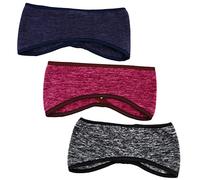 WATIIFUFU 3 Pièces Bandeau hair charms hair toppers headband sport bandana Accessoire de sport protecteur d'oreille cache-oreilles hommes non- -tête anti-froid tas de sport polyester