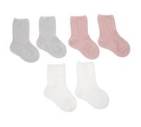 WATIIFUFU 3paires Chaussettes Pour Bébés Sans Couture Chaussettes Chaudes Nés s Mois Confort Et Pour Sensibles Automne Et Printemps