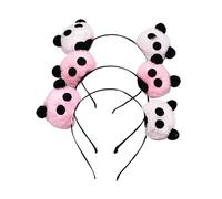WATIIFUFU 3pièces Bandeaux Tête De Panda Colorés Pour Femmes Et Filles Accessoires De Cheveux Élégants Pour Fêtes Et Anniversaires Pour Créer Une Ambiance Joyeuse