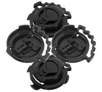 WATIIFUFU 4 pièces Verrou de Visière pour Casque Moto Fixation Large Clip Robuste pour Écran Compatible Casques Homologués Serrure Antivue Buée Facile à Installer