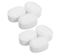 WATIIFUFU 6pièces Lot de Coussins pour Remontoir de Montre Coussinets Souples Blancs pour Présentoir de Bijoux Support pour Boîte de Rechange