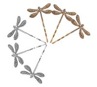 WATIIFUFU 6pièces Pince à Cheveux Vintage Accessoires Chic Avec Design Libellule Pour Femme Élégantes Épingles à Cheveux Décoratives Et Pratiques