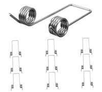 WATIIFUFU 6pièces Ressort De Torsion Pour Couvercle De Poubelle Remplacement Pour Seau à Ordures Ressort Métallique Petit Réparation Facile