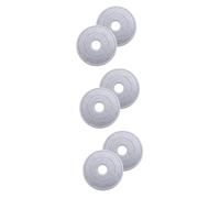 WATIIFUFU 6pièces Tête De Balai Remplacement Microfibre Serpillère Rotative pour Nettoyage des Sols Tête De Balai Douce Et Absorbante Outils De Nettoyage Maison