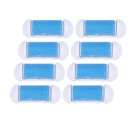 WATIIFUFU 8 Pièces de Têtes de Rouleau de Remplacement pour Lime Électrique à Pieds, en Abs et Émeri, Faciles à Remplacer pour Soins de Pédicure et Élimination des Peaux Mortes