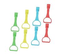 WATIIFUFU 8pièces Anneau De Sécurité Pour Garçon Fille Aide Marche Jouet Éveil Anneau De Lit Pour Nourrissons Bleu Rouge Jaune Vert