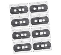 WATIIFUFU 8pièces Cassettes Audio Vides Bandes Magnétiques Enregistrables avec Boîtier Transparent pour Enregistrements Vocaux Et Projets Créatifs