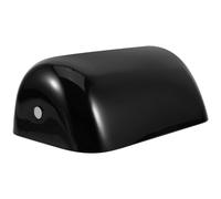 WATIIFUFU Abat-jour en Verre Noir pour Lampe de Bureau Banquier, Abat-jour Rétro Décoratif, Couvre-lampe Transparent, Diffuseur Lumineux pour Salon et Bureau, Accessoire D’éclairage Vintage