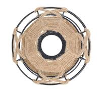 WATIIFUFU Abat-Jour Industriel Vintage en Fer Corde Diamètre 42 MM Douille E27 à Suspendre Rustique pour Café Bar et Salle à Manger Abat-Jour Tissé pour Lampe Suspendue Éclairage