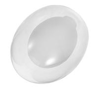 WATIIFUFU Abat-Jour Sphérique en Verre Transparent Double Couche 2,7 CM de Diamètre, Globe en Verre Borosilicate Résistant, Remplacement Suspendre, Plafonnier et Applique Murale, Éclairage