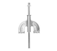 WATIIFUFU Accessoire de Fixation Design Léger et Élégant en Acier Inoxydable Argenté Facile à Utiliser pour Améliorer la Résonance pour Tambour Basse