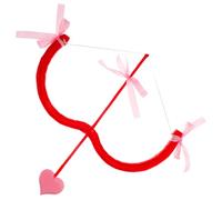 WATIIFUFU Accessoires de Déguisement Cupidon pour Garçon et Filles - Arc et Flèches Légères en Matériau Doux - Décoration Cosplay Fête, Photographie et Spectacle - Ensemble 1 Pièce