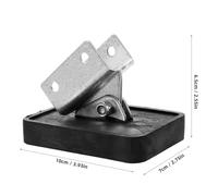 WATIIFUFU Accessoires de Protection pour Pieds d'Échelle Mobiles, Patins Caoutchouc Bord Dentelé, Stabilisateurs pour Échelles Pliantes et Télescopiques