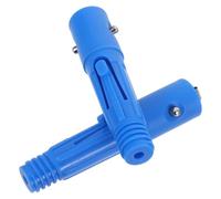 WATIIFUFU Adaptateur de Manche Télescopique Fileté en Plastique et Fer, Embout de Remplacement pour Balai 22mm, Installation Facile pour Nettoyage Domestique, Lot de 2 Pièces