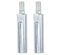 WATIIFUFU Adaptateur Rallonge M10 pour Meuleuse d'Angle - Lot de 2 Tiges Filetées Robustes - Rallonge d'Arbre pour Polisseuse et Disque à Meuler - Accessoire Flexible pour Travaux de