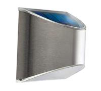 WATIIFUFU Applique Solaire Extérieure Acier Inoxydable Lampe Murale Étanche à Détection Lumineuse Éclairage Jardin Terrasse Cour LED Énergie Solaire