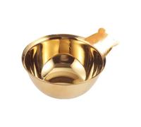 WATIIFUFU Assiette à Sauce en Acier Inoxydable Doré Multifonction pour Servir Snacks et Condiments, Design Délicat et Décoratif, Maison Restaurants