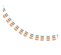 WATIIFUFU Banderole de Drapeaux de Prière Bouddhistes en Polyester pour Temple et Extérieur, Décoration Spirituelle Cinq Couleurs Traditionnelles
