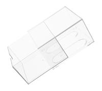 WATIIFUFU Boîte à Tiroirs Empilable Design Moderne Élégant et Minimaliste en Acrylique Transparent pour Rangement Multifonction pour Mouchoirs et Cosmétiques