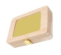 WATIIFUFU Boîte De Conservation Des Dents De Lait En Bois Contenant Pour Dents De Lait Autocollants Souvenir