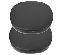 WATIIFUFU Boîte de Rangement Menstruelle Garder Propre Vos Cups Menstruels en Plastique Noir 2 Pièces, Étui Portable et Pratique Réutilisable