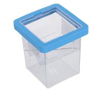 WATIIFUFU Boîte D'élevage Flottante pour Poissons Aquarium en Acrylique Transparent, Taille Moyenne, avec Ventouse pour Isolement Sécurisé, Nurserie Adaptée pour Alevins, Crevettes et