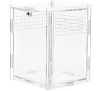 WATIIFUFU Boîte Élevage de Reptiles en Acrylique Transparent, Facile et Sûre à Utiliser, Surface Dure Élevée, pour Petits Reptiles et Animaux Domestiques