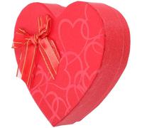 WATIIFUFU Boîte Rouge de Cœur 10 Compartiments, en Papier Élégant pour Emballage Chocolat et Bonbons, pour Occasions Spéciales et Saint-valentin