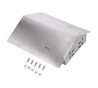 WATIIFUFU Boîtier de Caméra Extérieur en Acier Inoxydable Argenté, Cache pour Caméra de Sécurité Installation Facile et Étanchéité pour Jardin et Rues