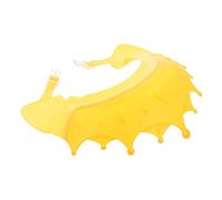 WATIIFUFU bonnet de pour enfants cheveux de bébé bonnet bébé shampoing portatif casquette de bain bebe casquette bain bébé beau chapeau de bonnet de bain portatif type Yellow