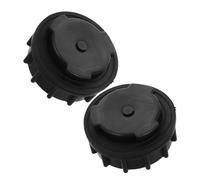WATIIFUFU Bouchon D'évacuation des Ordures en Plastique Noir, Facile à Installer et Étanche, pour Poubelle Extérieure 660l, Lot de 2 Pièces, Protection Anti-fuite Stable