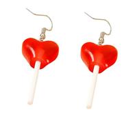 WATIIFUFU Boucles D'oreilles Pendantes Cœur Créatives Femme Légères Présent Polyvalentes pour Shopping Rendez-vous Taille Unique
