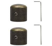 WATIIFUFU Boutons de volume de basse en métal, 2 sets faciles à installer avec clés à molette, accessoires pour set outil entretien guitare électrique et réglage précis