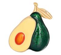 WATIIFUFU Broche Avocat Minimaliste Alliage Léger Accessoire Costume Élégant pour Femmes et Filles Fruit pour Décolleté et Robe