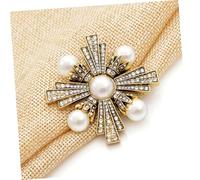 WATIIFUFU Broche Croix Femme Vintage Baroque Épingle Décorative Élégante pour Vêtements et Accessoires