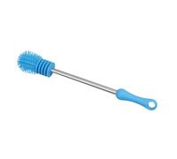 WATIIFUFU Brosse à Bouteille et Verre avec Manche Long Brosse de Nettoyage pour Biberons Bouteilles et Tasses Bleu
