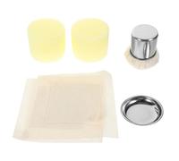 WATIIFUFU Brosse à Huile de Cuisson Multifonction pour Crêpes et Barbecue, Noyaux Internes et Tissus de Rechange en INOX, Usage Professionnel et Domestique, Kit Complet Couleur Aléatoire