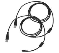 WATIIFUFU Câble de Chargement Mini USB Noir 2pcs Anneau Magnétique 1,5m en Cuivre PVC Extension Multi-Usage pour Appareils et Navigation