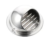 WATIIFUFU Casquette Anti-pluie en Acier Inoxydable, Protecteur D'échappement Résistant Vent, Ventilation Ronde Refermable pour Conduit Pvc 110 Mm