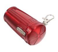WATIIFUFU Cendrier Portable avec Couvercle Incassable en Plastique Rouge, Léger et Compact, pour Extérieur et Voyage, Design Élégant et Moderne