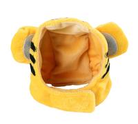 WATIIFUFU Chapeaux pour Chats et Chiens en Tissu Jaune, Lot de 2 Pièces, Forme Tigre Unique, Style Mode pour Fêtes et Événements, Réduit la Sensation de Contrainte