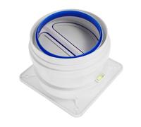 WATIIFUFU Clapet Anti-retour Anti-refoulement Ouverture Automatique par Surpression Soupape D’échappement pour Abs Hotte Cuisine pour Ventilation Domestique